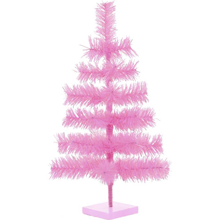 Lee Display - Wholesale Christmas Decoration - Pink Tinsel Christmas Tree6