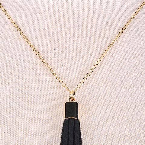 Jewel Cult - Vendita all'ingrosso Parure di gioielli - Set collana girocollo a strati in velluto e nappa