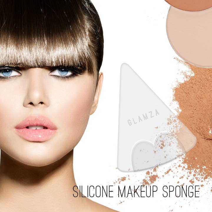 My Wholesale Warehouse – wholesale Make-up sponge/blender – Glamza Triangle Silicone Make Up Sponge