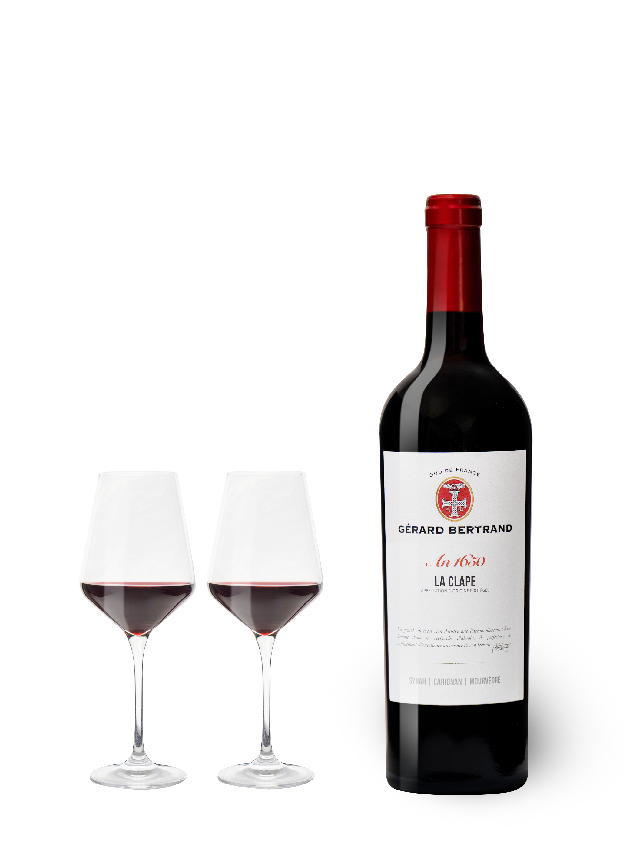 Gérard Bertrand – wholesale Rött vin – Héritage "År 1650" röd La Clape 2023 75cl1