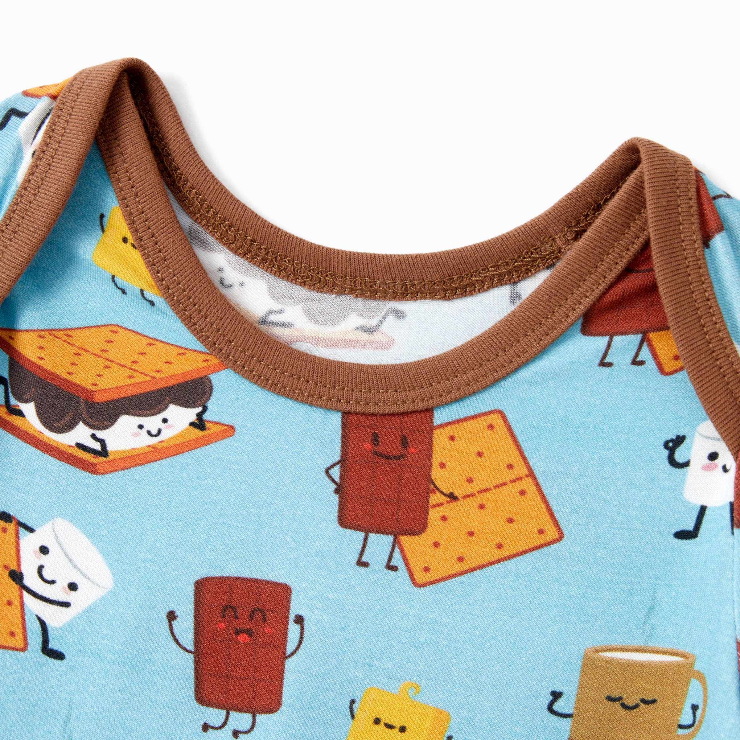 Verde Set di Pigiami Coordinati per Famiglia in Bambù Maglie Carine & Pantaloni Lunghi in vendita all'ingrosso su Faire28