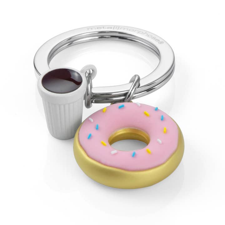 Anew International Corp. - Wholesale Keychain - Unisex - DONUT & COFFEE KEYRING