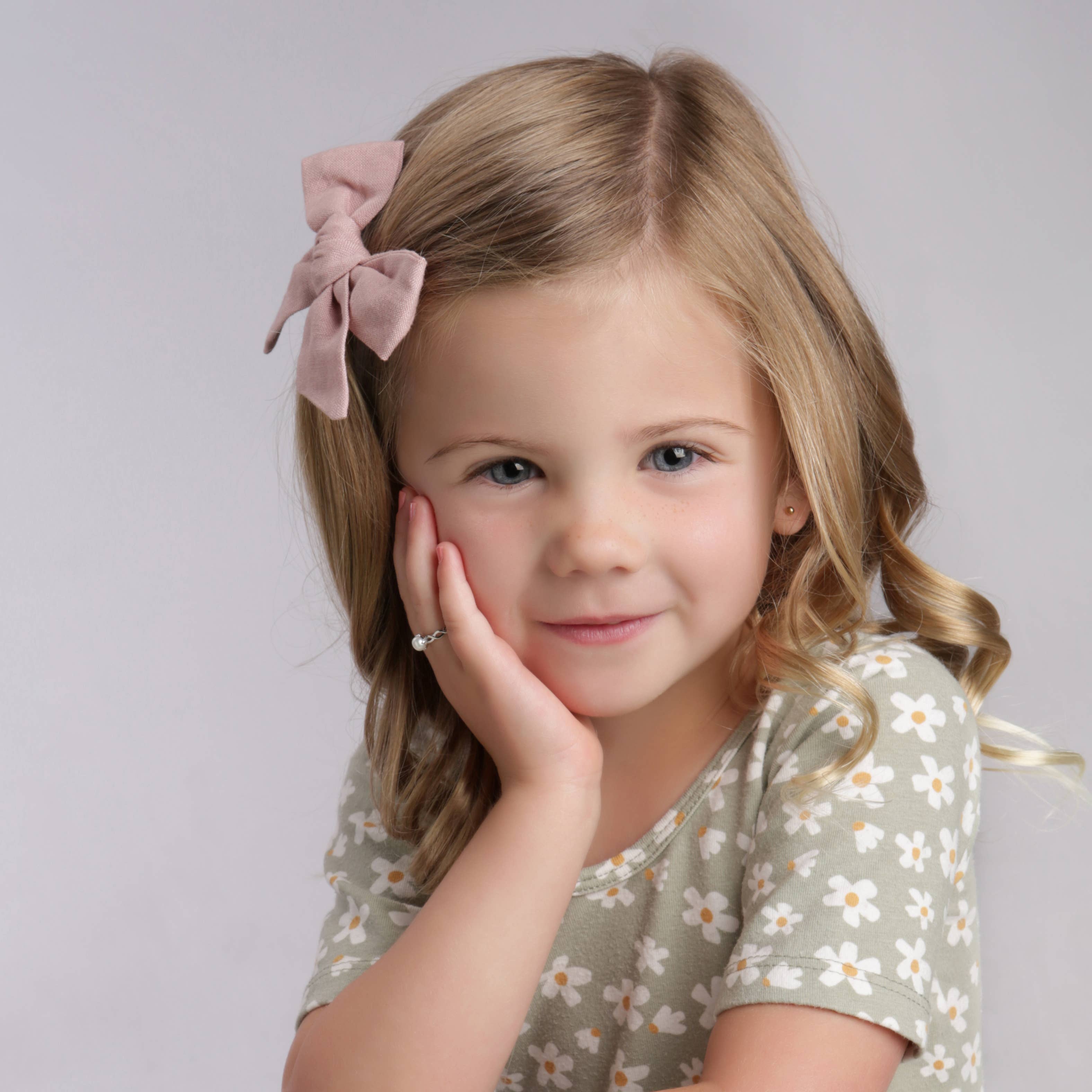 Cherished Moments – Anel de pedra única/solitário por atacado – Anel de bebê de pérolas de água doce de prata esterlina para crianças5