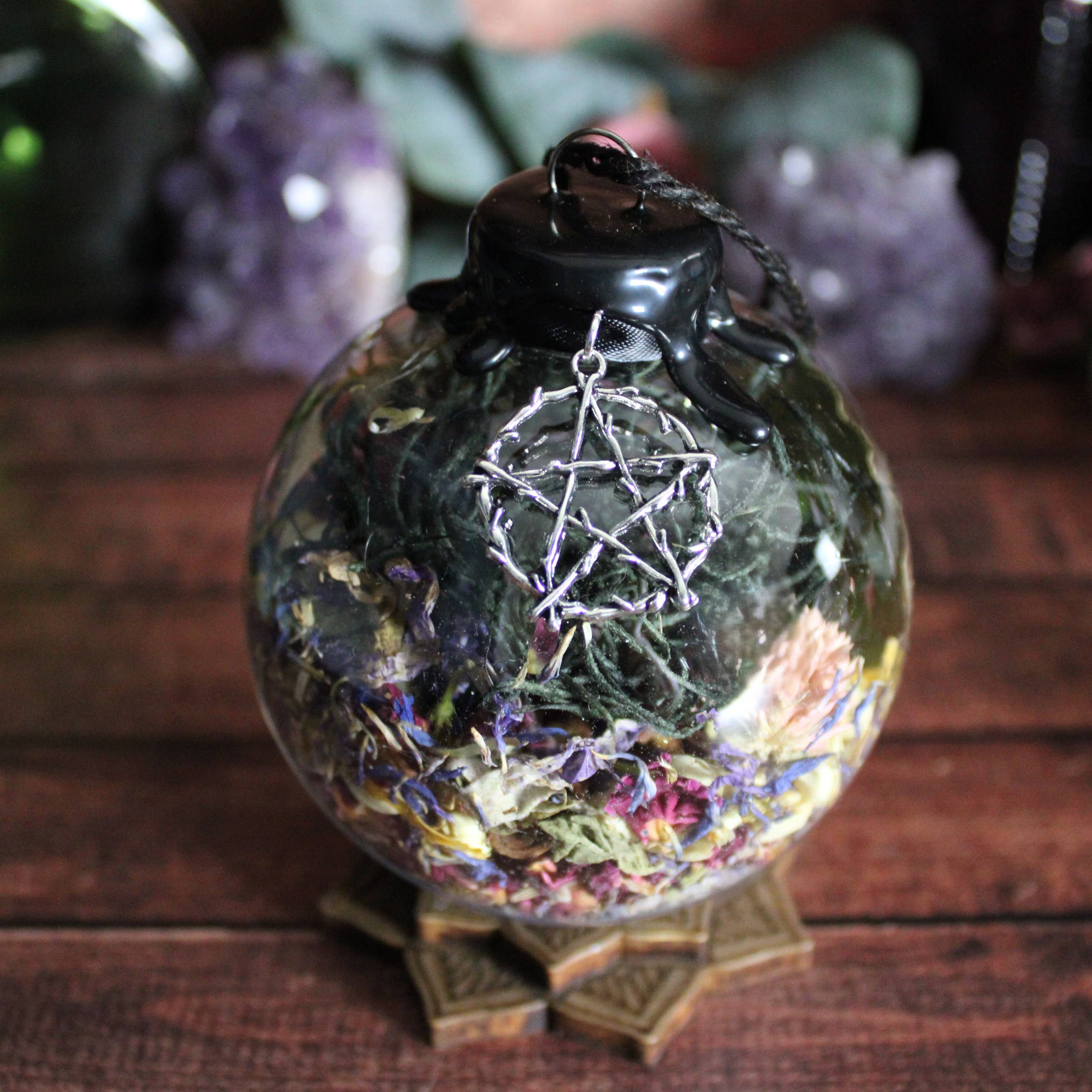 Moondust and Raven – Engroshandel Amulet – Beskyttelsesheksekugle, heksepynt, alterpynt1