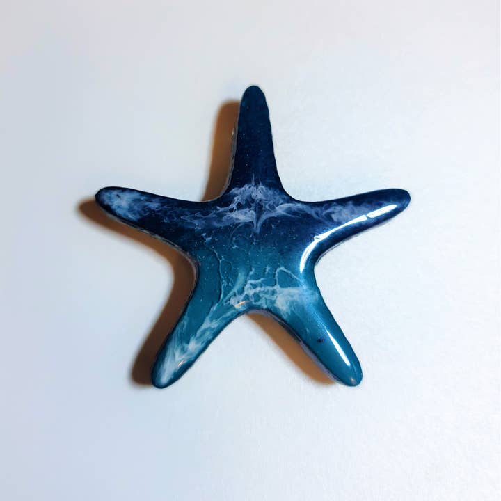 JEMS of the Sea – wholesale Magnet – Sjöstjärna/Sea Star Ocean Scene harts- och trämagneter2