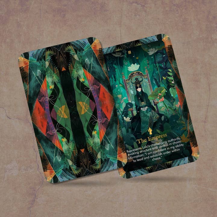 Ibiza Tarot USA – Engroshandel Tarotkort – Tarotkortene af Loke - Store Arkana - Et friskt perspektiv på traditionelle tarotfortolkninger - Tarotkort - Tarotkortspil - Spådomsværktøjer4