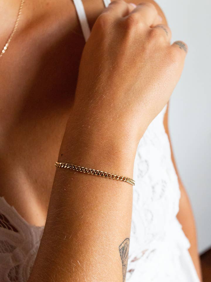 Cleo Bracelet | 14k Gold-Filled for wholesale by Bohemian and Bouj
