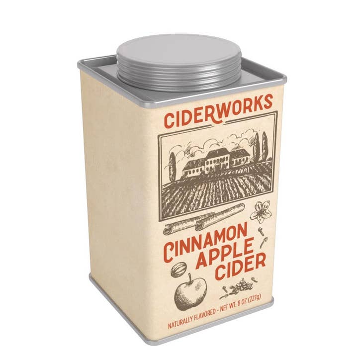 McSteven's - Wholesale Apple Cider - Ciderworks Cinnamon Spiced Apple Cider Mix (8oz Tins)1