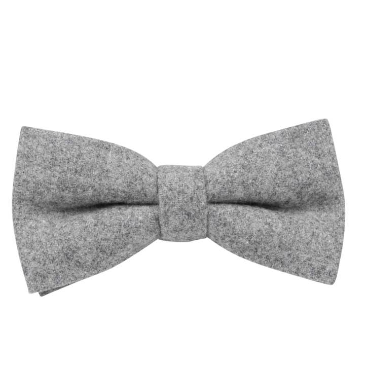 Nœud papillon en tweed gris Amelia pour la vente par Dickie Bow