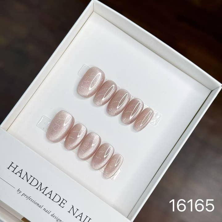 hand made Press on Nails 16165 for wholesale by foamboxnail