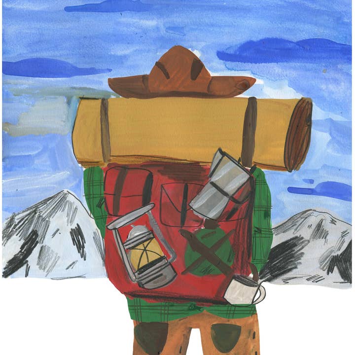 Adventurer Print for wholesale by Dick Vincent Illustrations