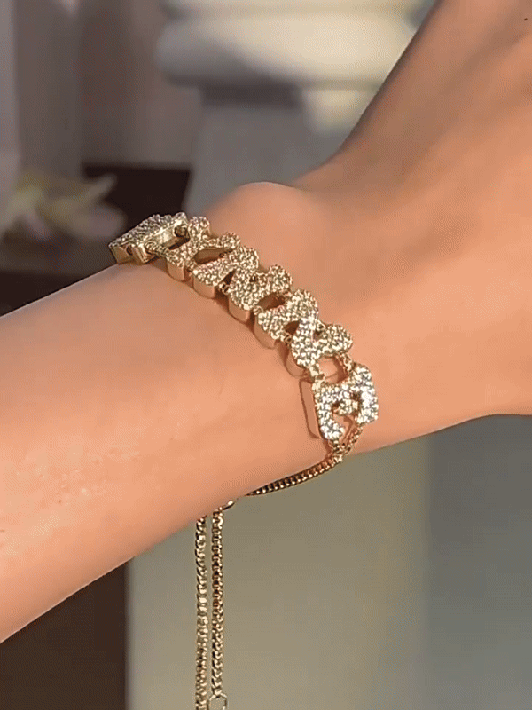 ZEN&CO Studio - Wholesale Charm/Dangle Bracelet - INDIE Personalized Nameplate charm bracelet,  Sterling Silver, 18K Gold Plated, Freshwater Pearl, Nature Stone10