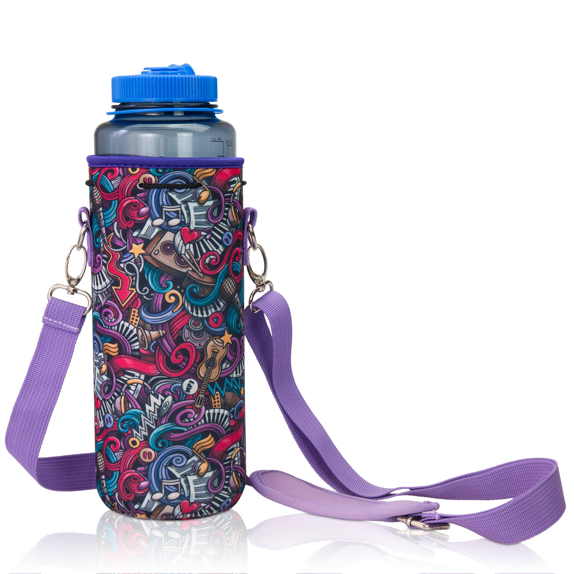 MADE EASY KIT - Wholesale Flessenrek/houder - Made Easy Kit neopreen waterfleshouder met verstelbare schouderband85