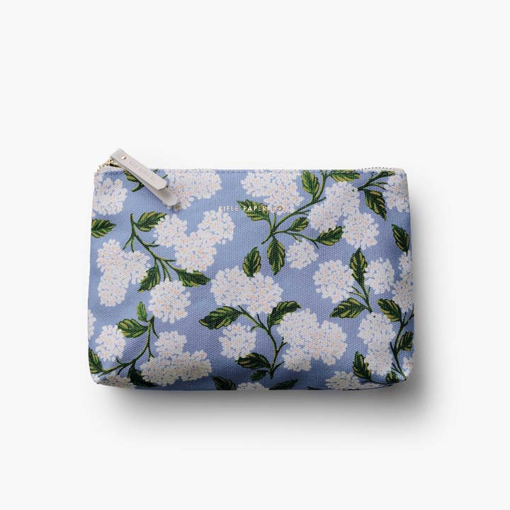 Rifle Paper Co. - Wholesale Pouch - Women's - Hydrangea Zippered Pouch Set1