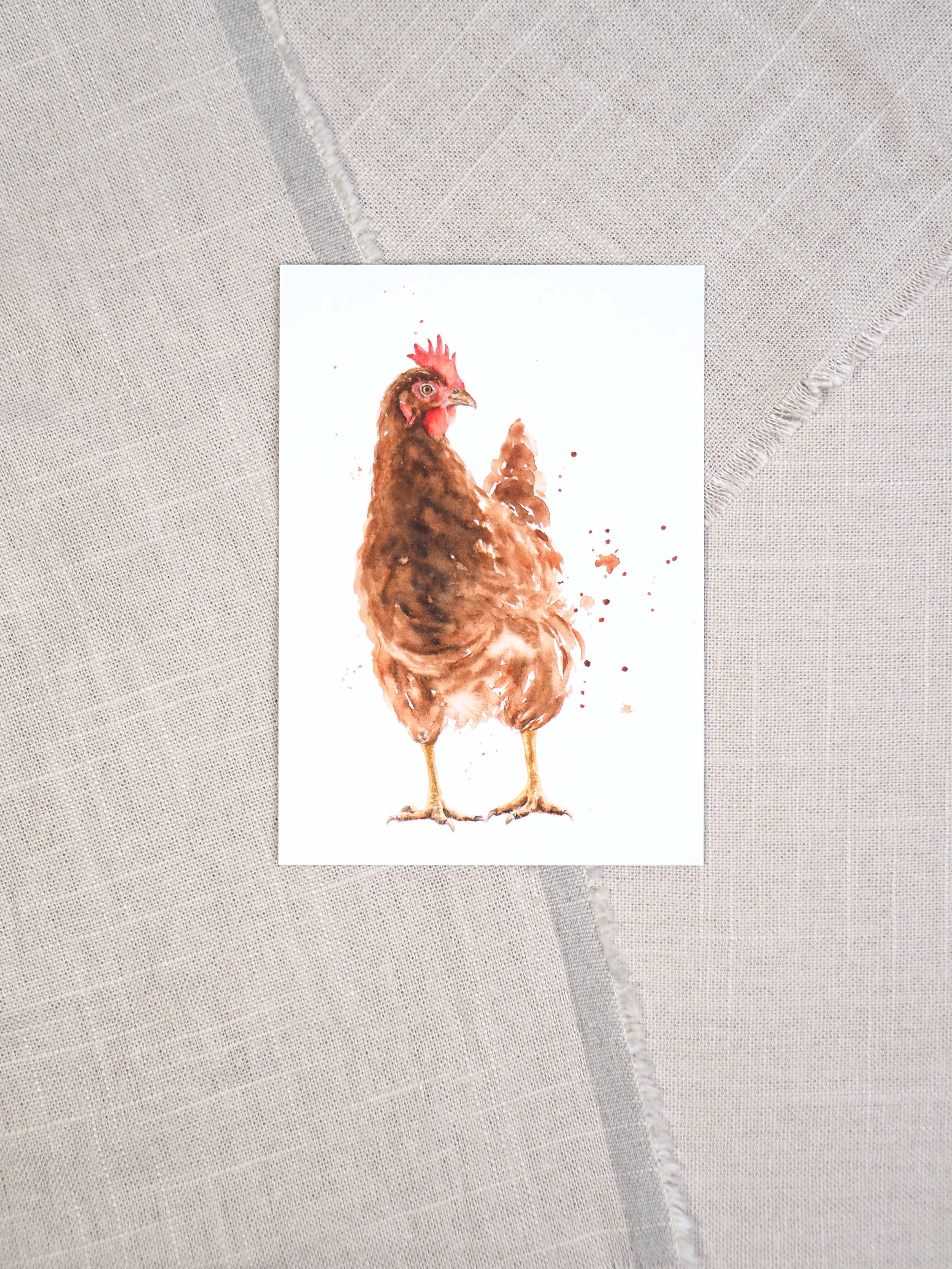 Jona Art - Wholesale Postcard - Postcard chicken