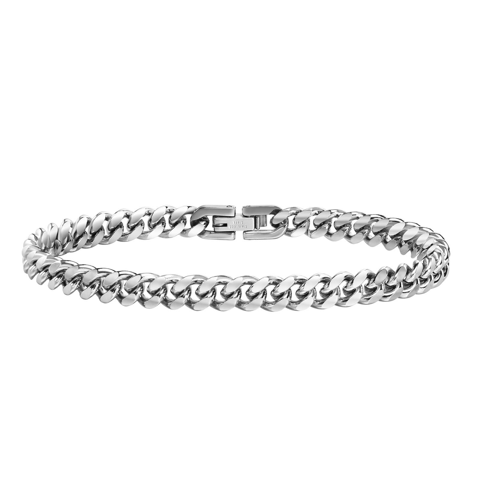 PAXPARIS – wholesale Link & chain bracelet – Men's Cuban Curb Chain Link Bracelet, 8mm1