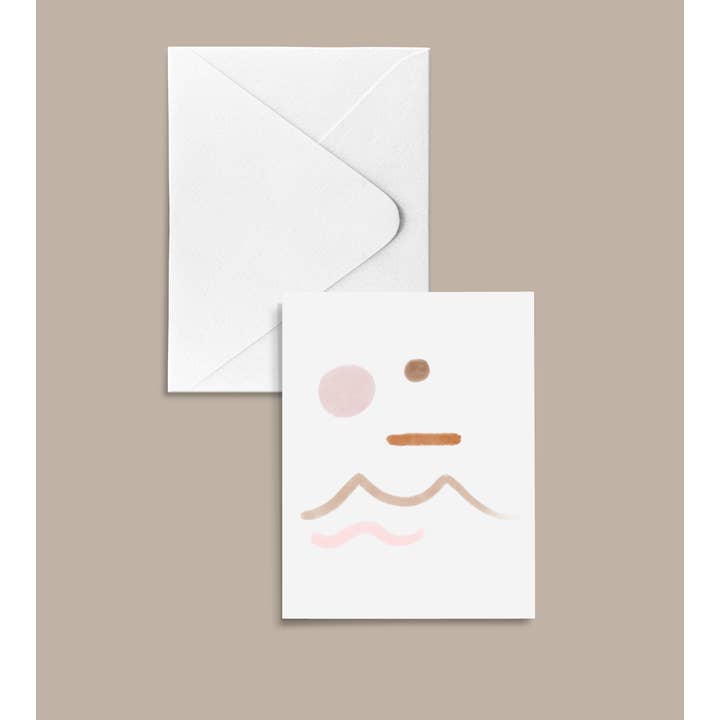 Peaceful Card for wholesale by peachbaby studio