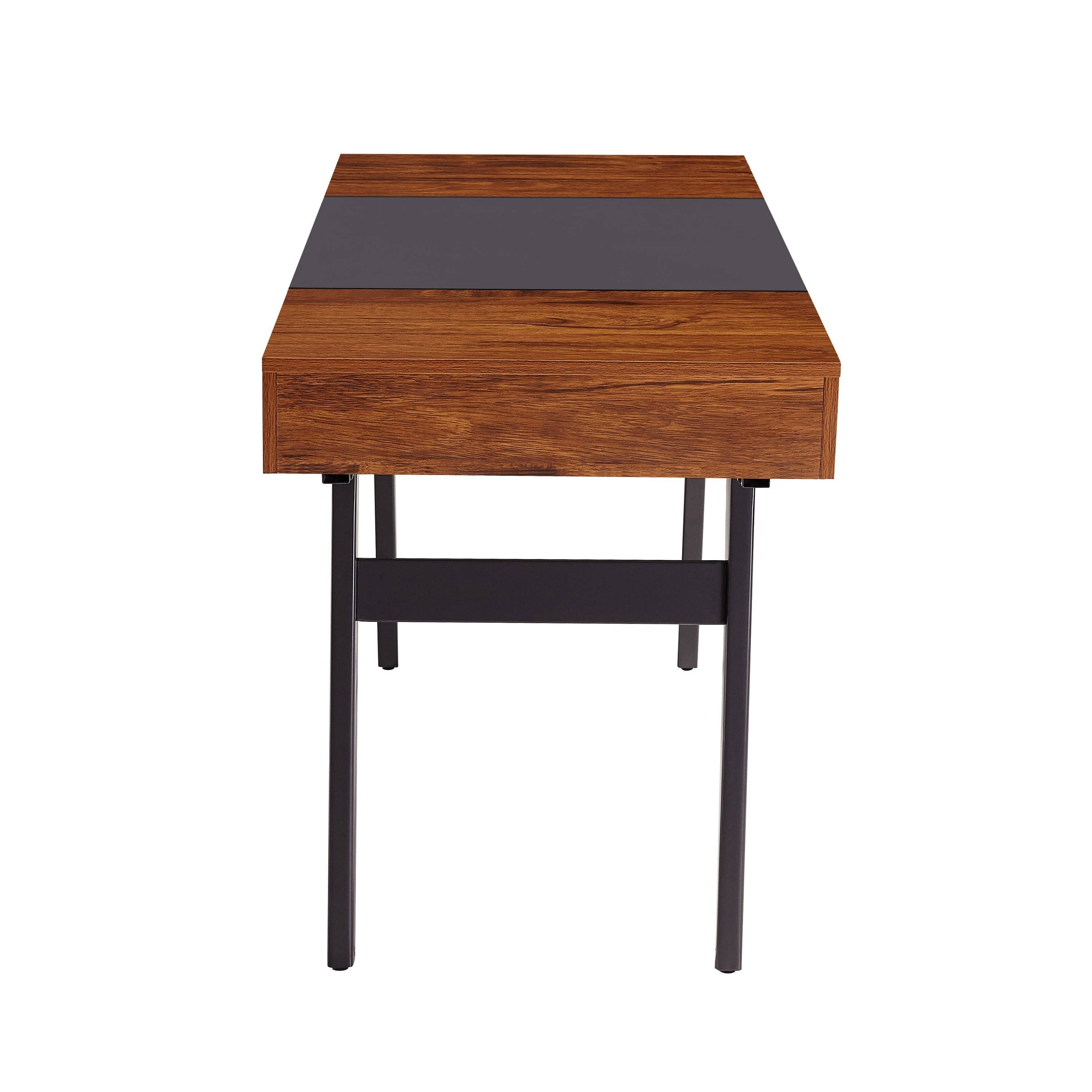 Mahogany Expandable Modern Desk with Storage for wholesale on Faire7