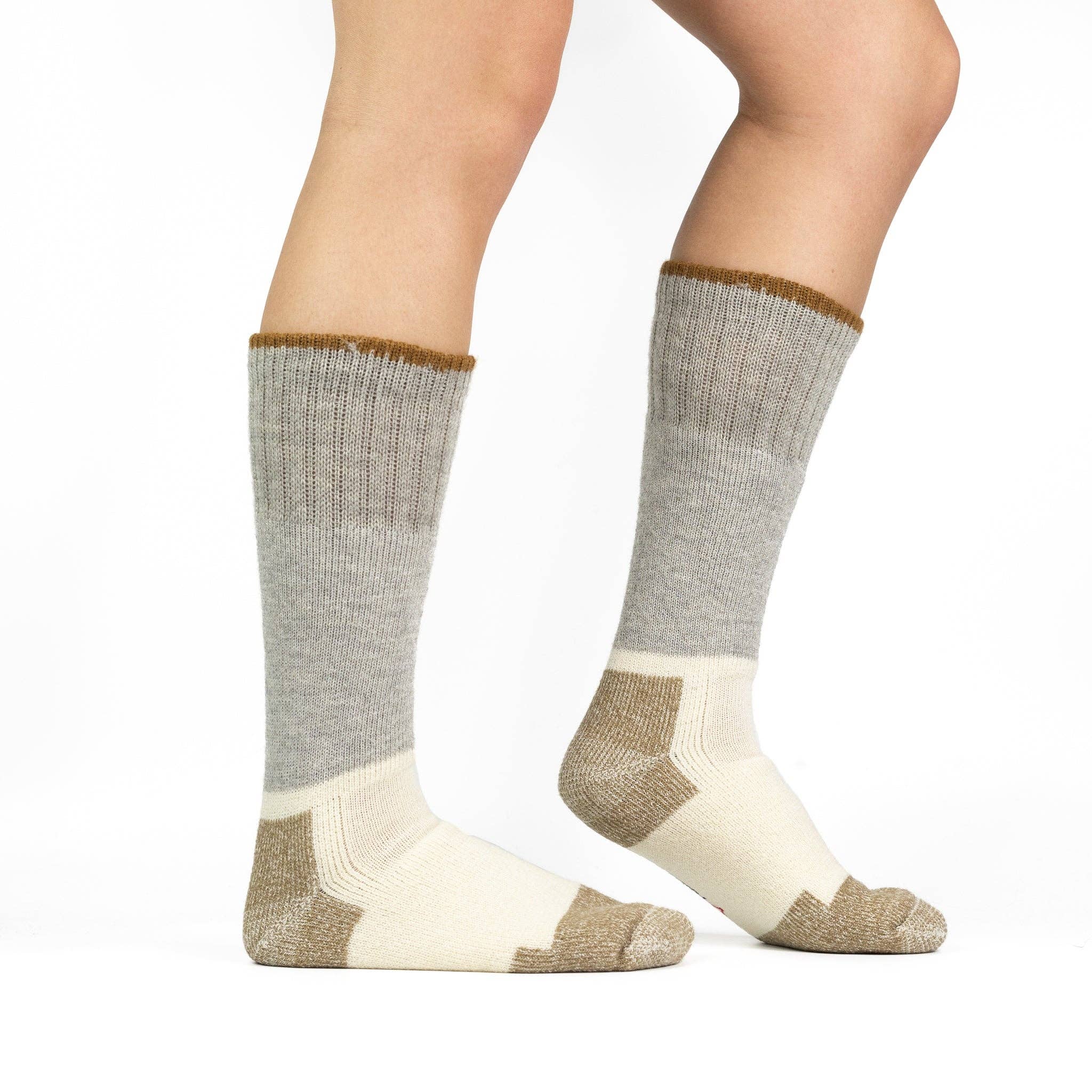 Grey Work Steel-Toe Wool Heavyweight Mid-Calf Boot for wholesale on Faire2