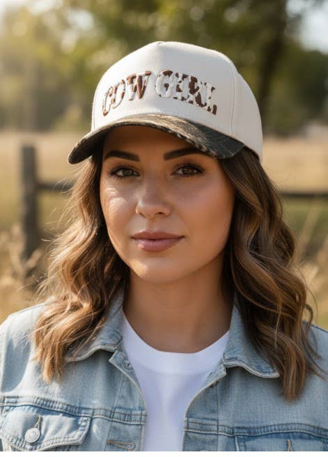 Hatzzi - Wholesale Trucker Hat - Women's - COW GIRL 3D Embroidered Trucker Hat6