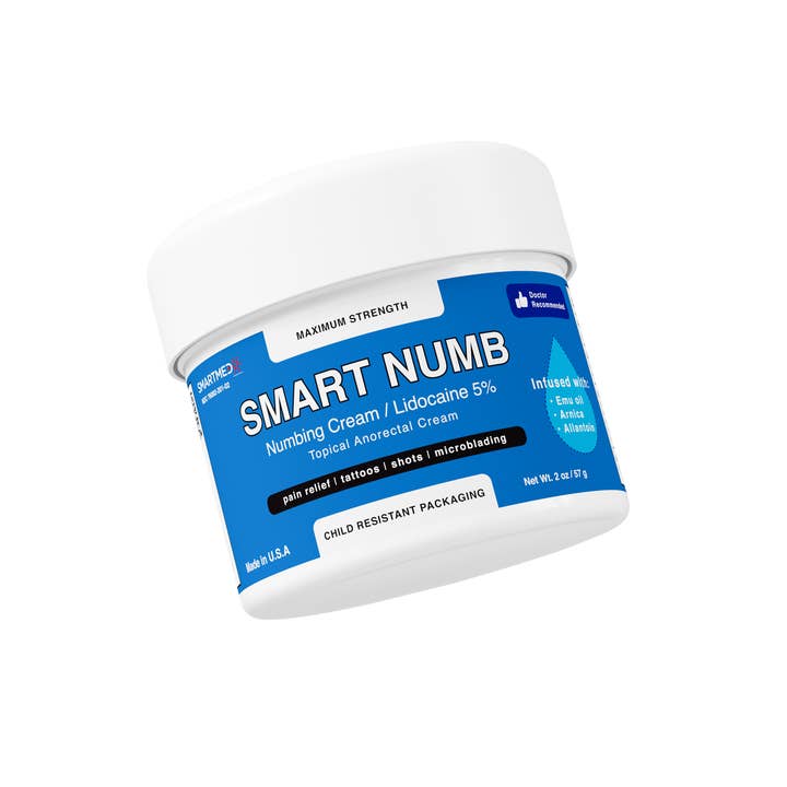 SMARTMED - Wholesale Tattoo ointment/care - SMART Numb - Topical Numbing Cream for Tattoos, Pain, Cosmetic Procedures1