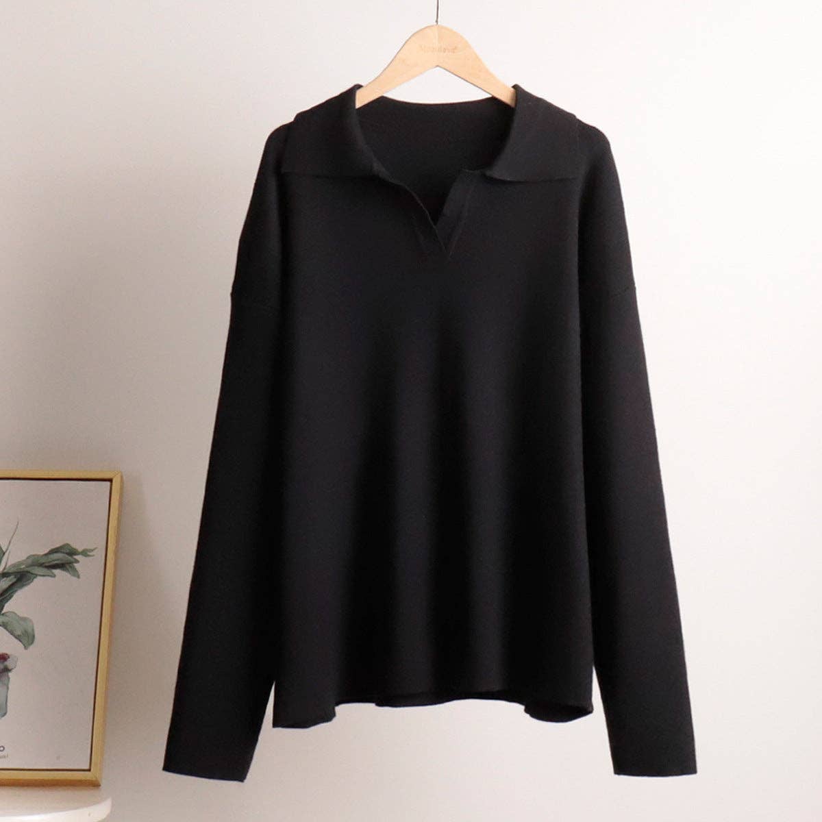 Dipped Shop – wholesale Lounge set – Women's – 2+Solid Color Label V-Neck Knit Sets DPSP12245