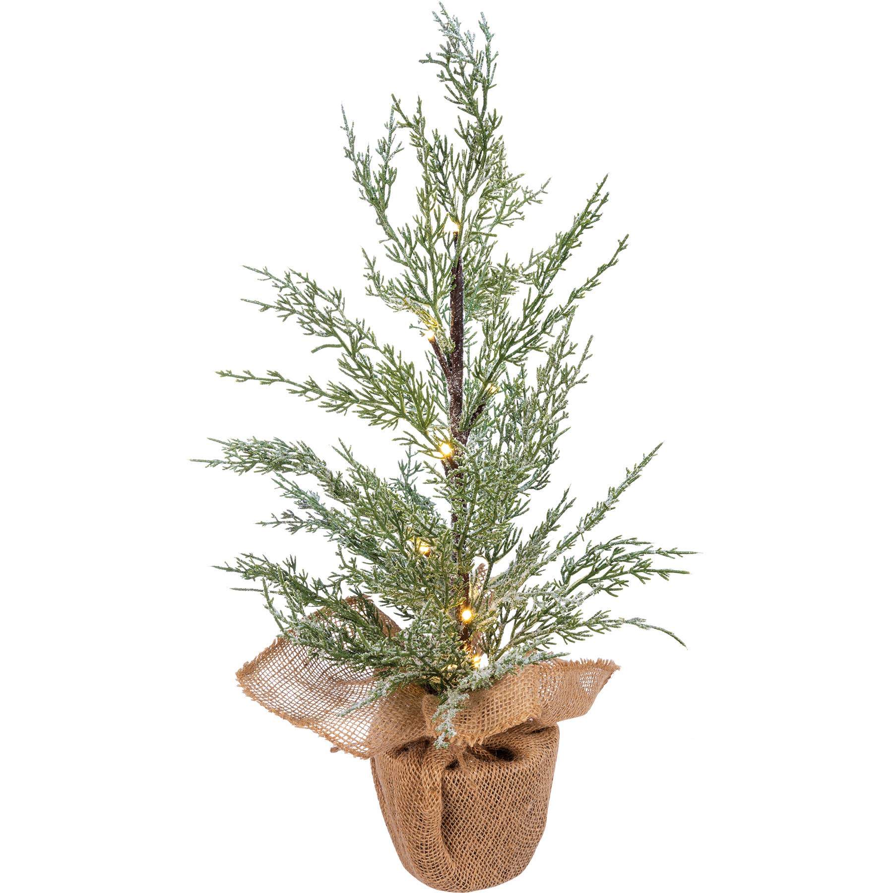 Primitives by Kathy - Wholesale Artificial Christmas Tree - Potted Cedar Medium Tree0