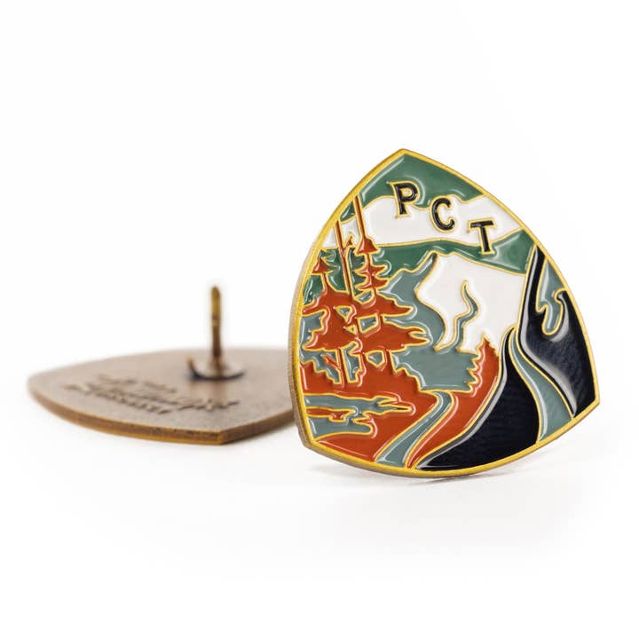 The Landmark Project - Wholesale Lapel Pin/Button - Pacific Crest Trail Enamel Pin