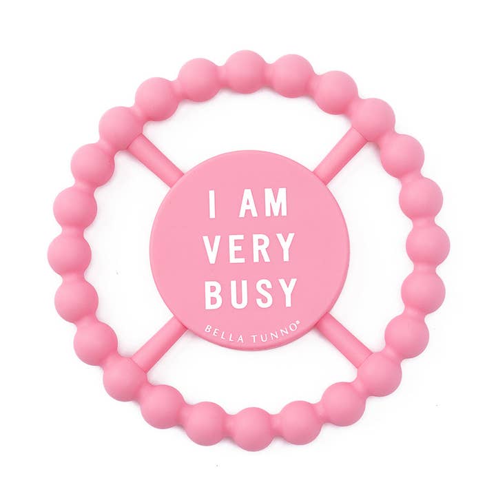 Very Busy Happy Teether for wholesale by Bella Tunno
