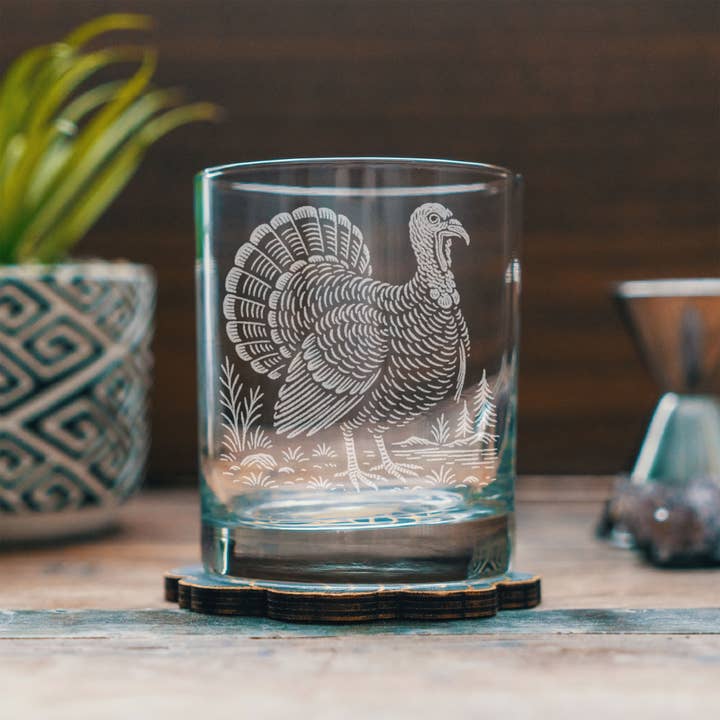 Turkey Drinking Glasses for wholesale by Benoit's Design Co.
