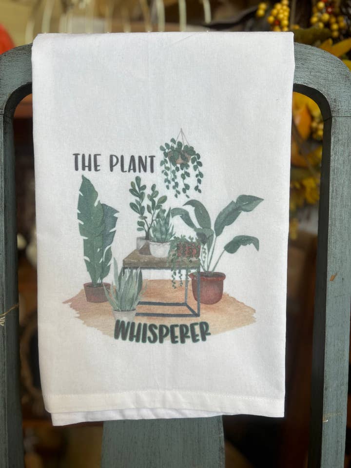 torchon de cuisine « plant whisperer » pour la vente par DejaVu and New