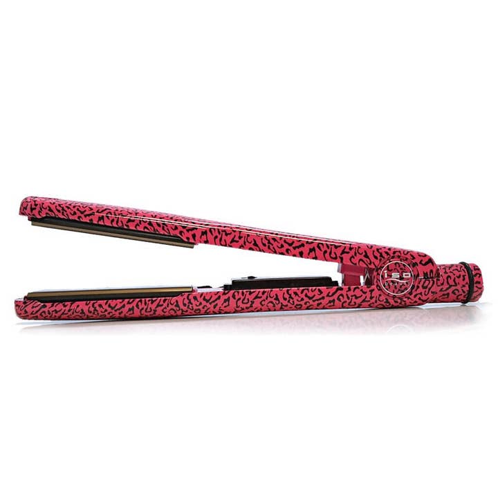 ISO Beauty - Wholesale Straightener/Flat Iron - ISO Beauty Omega Pink Leopard Titanium Flat Iron2