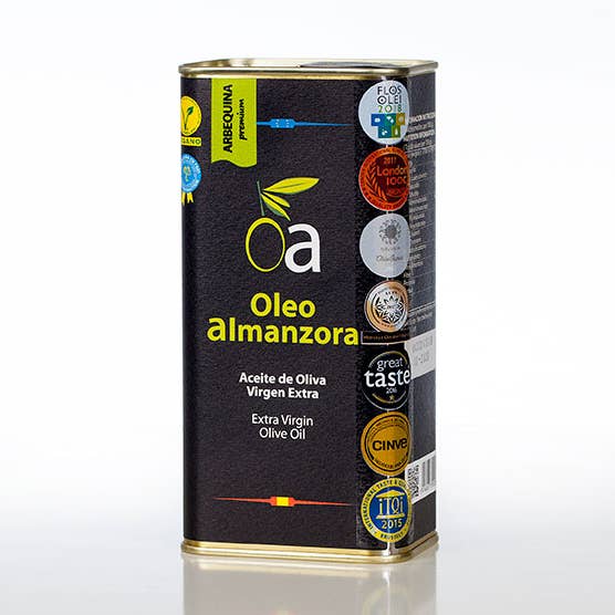 500ml Can Extra Virgin Olive Oil - ARBERQUINA for wholesale by OLEOALMANZORA