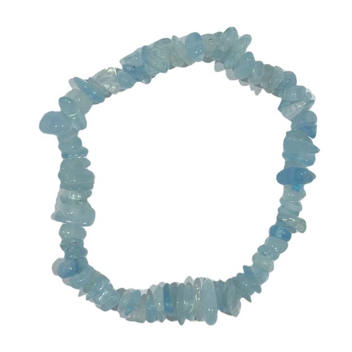 Pulsera barroca de aguamarina AA+ para venta al por mayor de Foliesbijoux