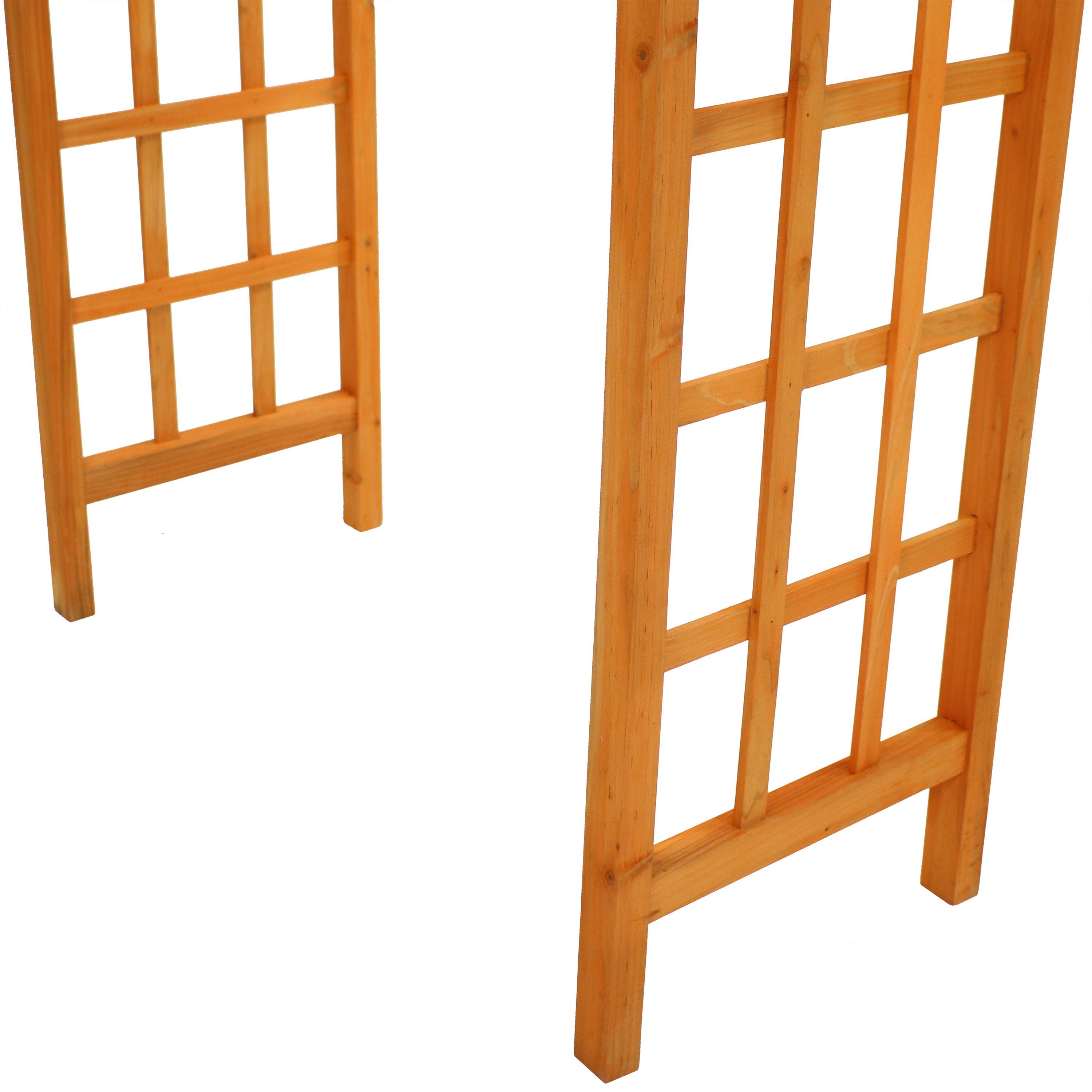 Sunnydaze Decor - Wholesale Outdoor Ornament/Decor - Wooden Fir Arbor Weatherproof Arched Garden Walkway - 78 in8