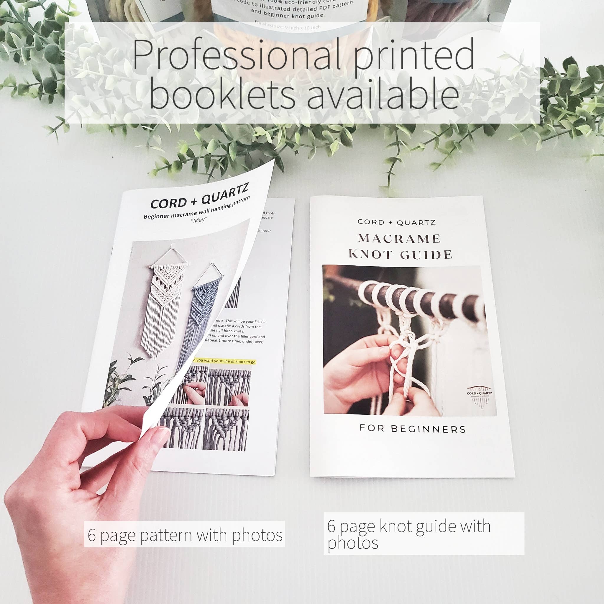 Cord + Quartz - Wholesale DIY Craft Kit - Macrame wall hanging DIY kit. Do it yourself craft kit2