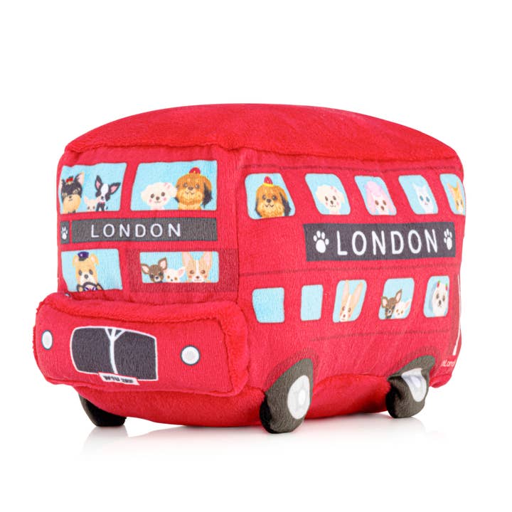PetLondon – wholesale Pet plush toy – Dog – London Bus Plush Dog Toy