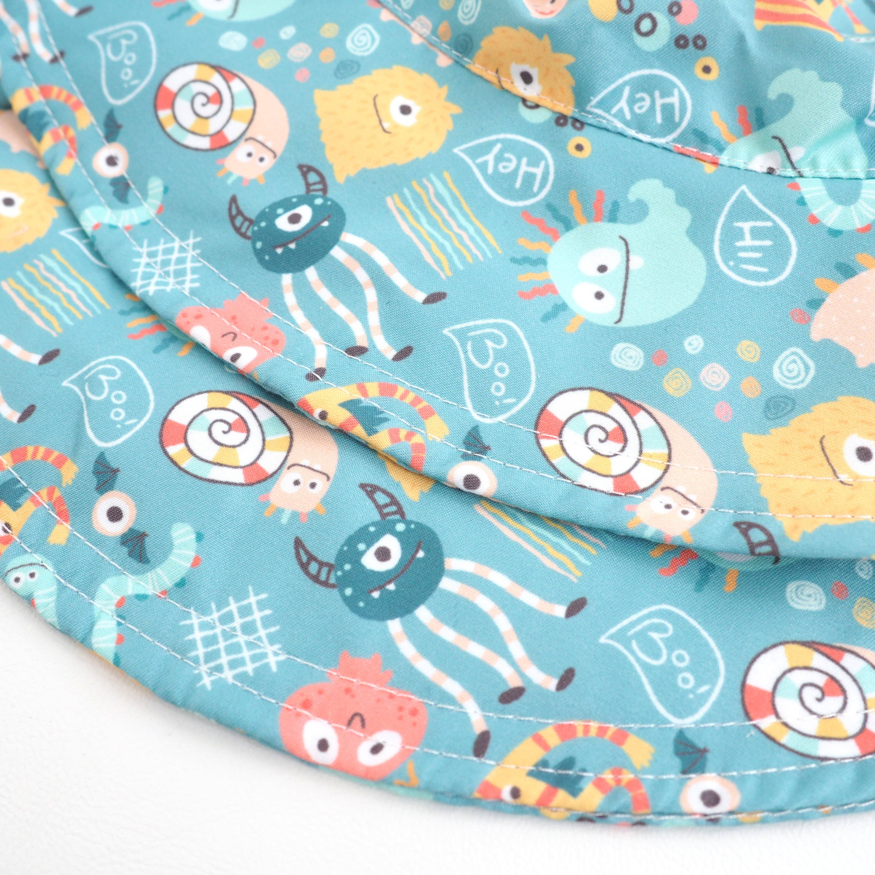 Honey Lemonade- Minky Baby Blankets and Gifts - Wholesale Sun Hat - Kids - Baby & Kid Sun Hat - Monster Party4