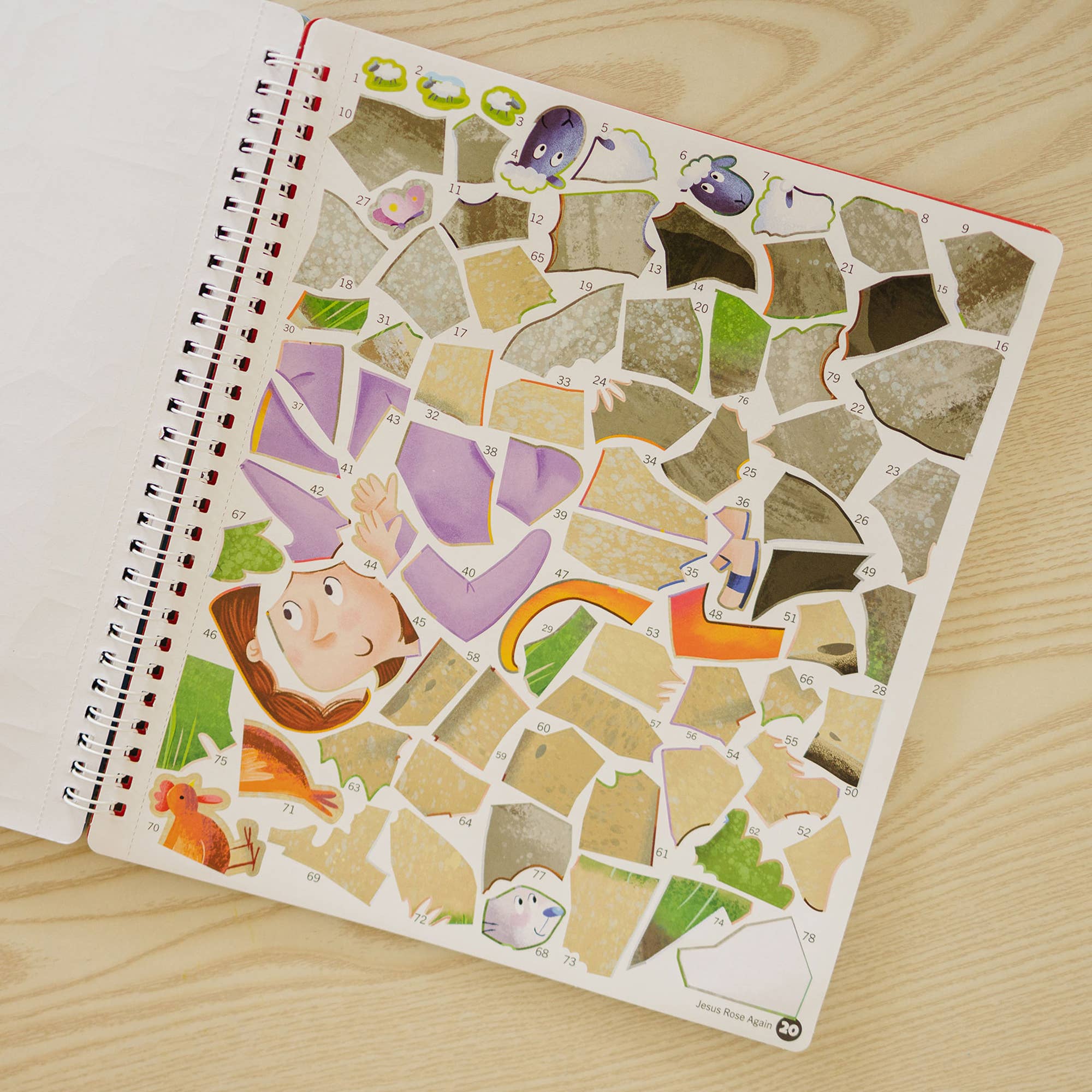 KangaToys - Wholesale Early Reader Book (6-8) - The Life of Jesus Sticker Stories from the New Testament4