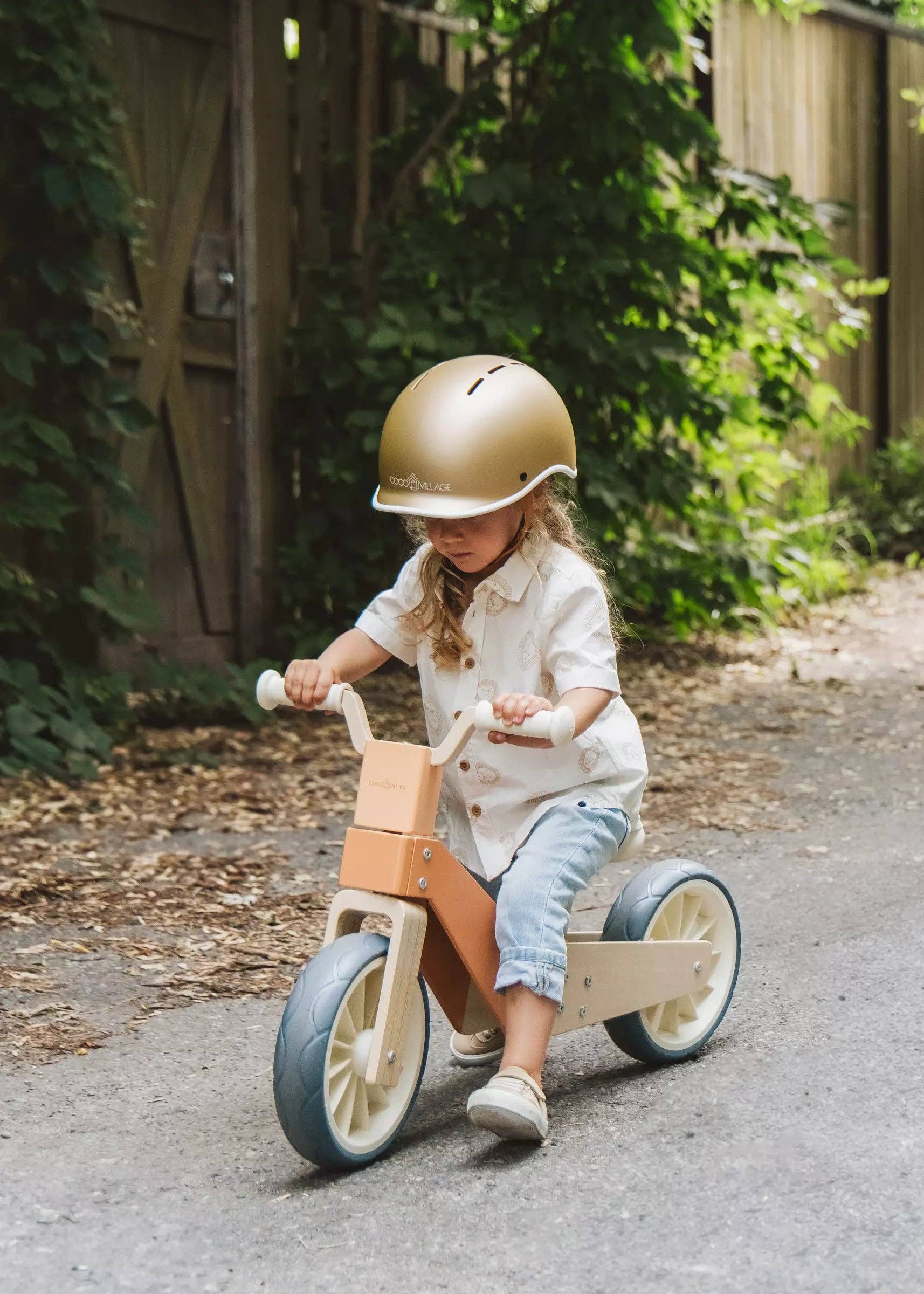 Coco Village - Wholesale Bike/Scooter - Kids - Wooden Balance Bike 3-in-1 - Grapefruit13