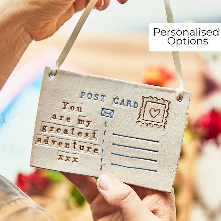 Ceramic Postcard - Thinking of You Gift for wholesale by Juliet Reeves Designs