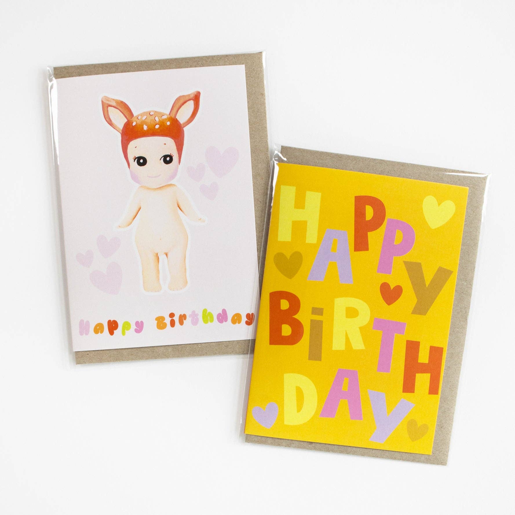 Julia Ockert – Engroshandel Fødselsdagskort – Funky Yellow Tillykke med fødselsdagen lykønskningskort3