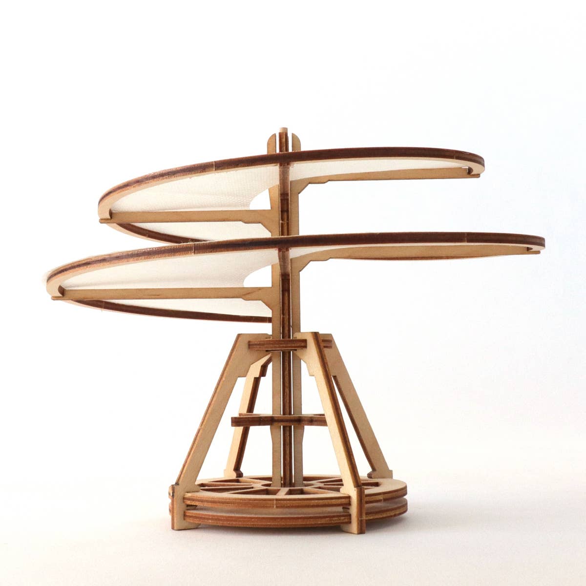 Dahimo - Wholesale DIY Craft Kit - Da Vinci Rotating Aerial Screw - Functional Wooden Model Kit3