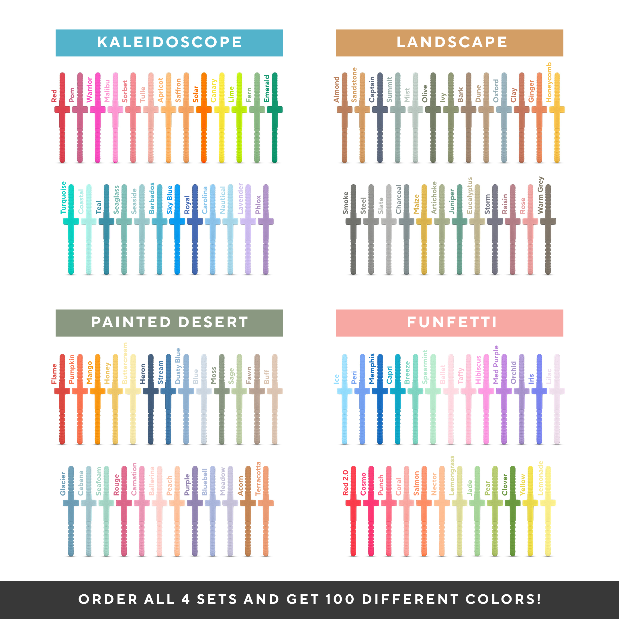 Ryan & Rose – wholesale Pärlarmband – Barn – Jesus-armband - 25 förpackningar27