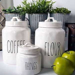 Art & Home - Wholesale Utensil Holder - Farmhouse Modern Tool Ceramic Utensil Holder