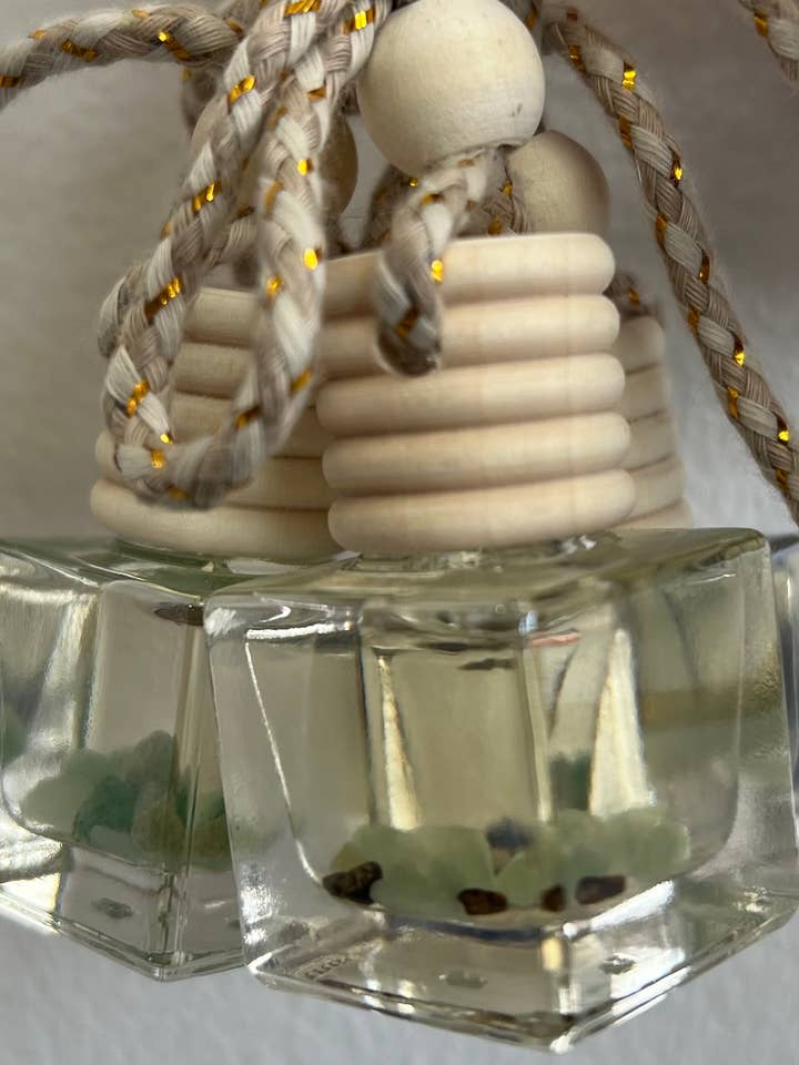 Crystal Car Diffuser - Palo Santo Scent for wholesale by Witchy Yoga Girl