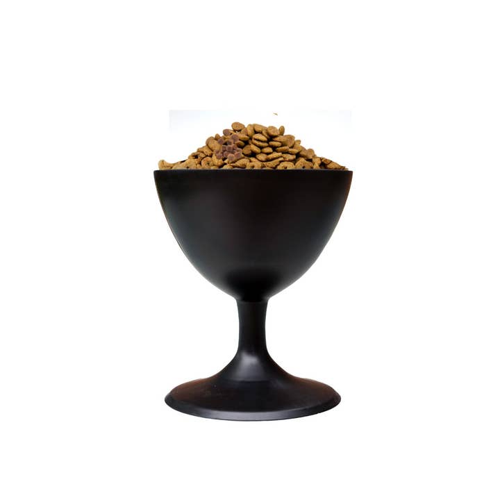 Cocktails with Fred - Wholesale Pet Bowl - Cat/Dog - Original Dog Wine Dish- Dog Bowl in a Wine Glass Design