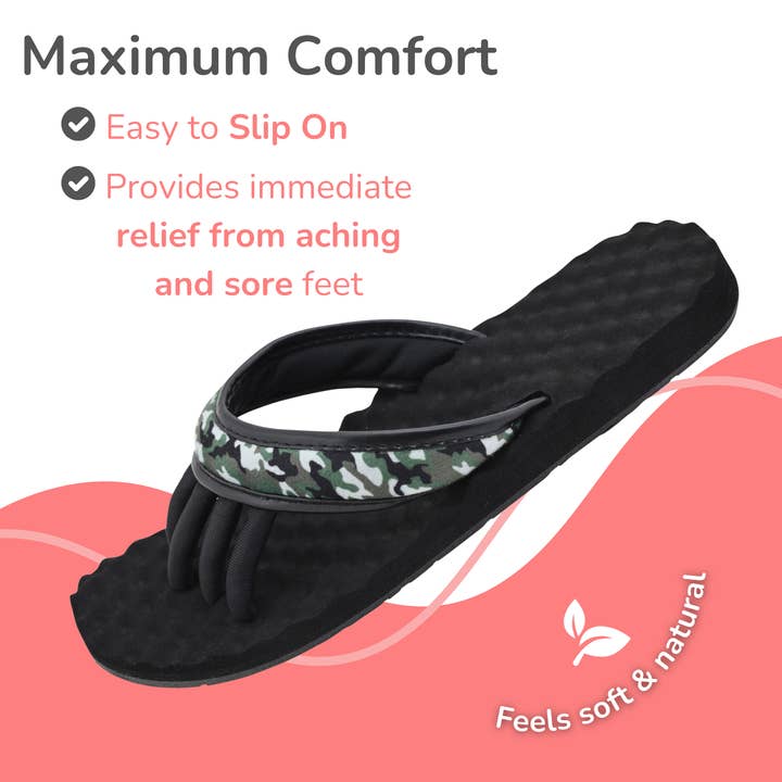 Pedi Couture - Wholesale Sandals - Women's - Camo 18 Women's Waterproof Sandals With Arch Support