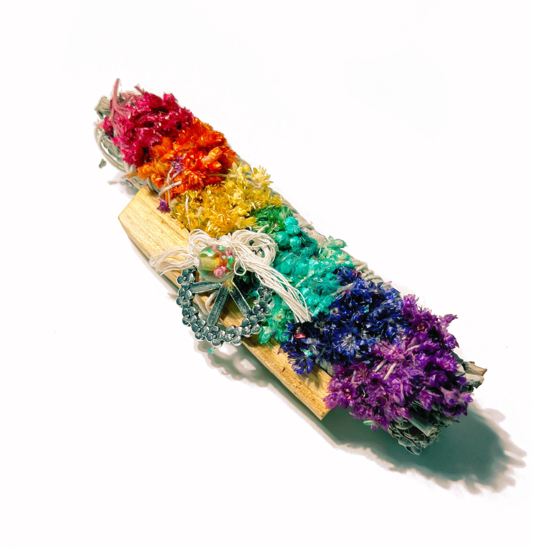 Sow the Magic - Wholesale Sage Bundle - Peace & Love Ritual Set Sage Energy Clearing Smudge 6"1