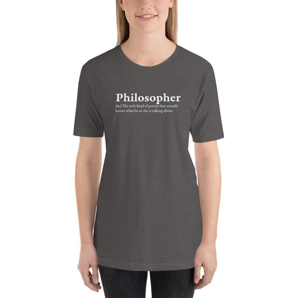 The Philosopher's Shirt – wholesale Screen printed t-shirt – unisex – Definition of a Philosopher I - Basic T-Shirt7